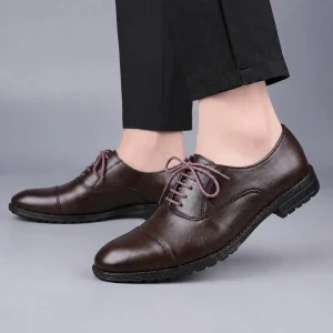 100% Genuine Leather Oxford Shoes. oxc
